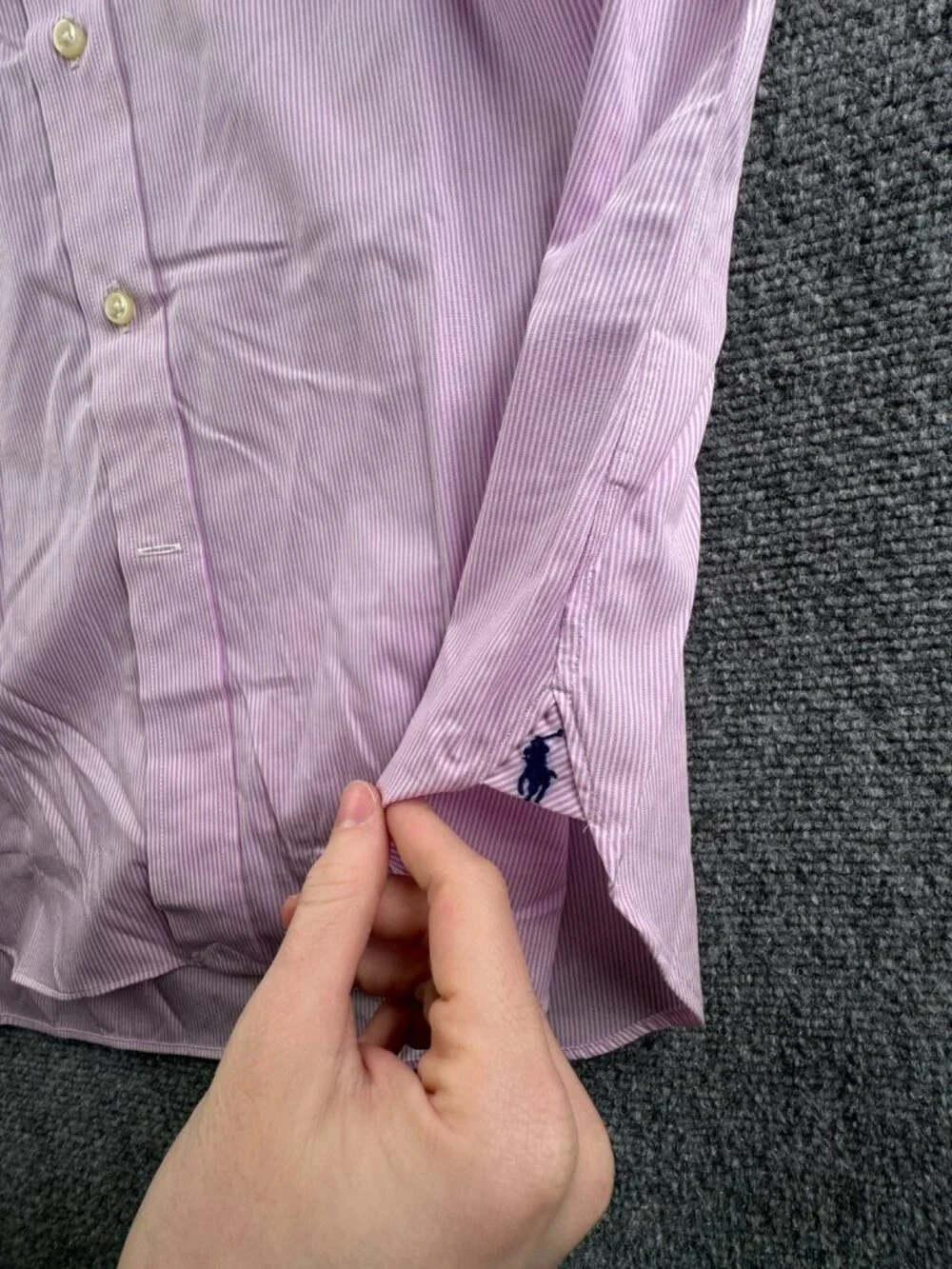 NWT Polo Ralph Lauren Pink Classic Fit Easy Care Cotton Stretch 14.5 32/33